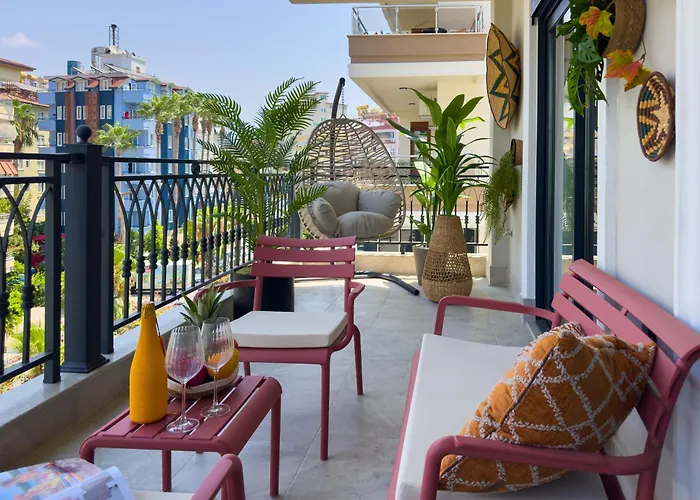 Qoople Elite 4 Elize 29 Boho Style In Premium Location Apartment Alanya